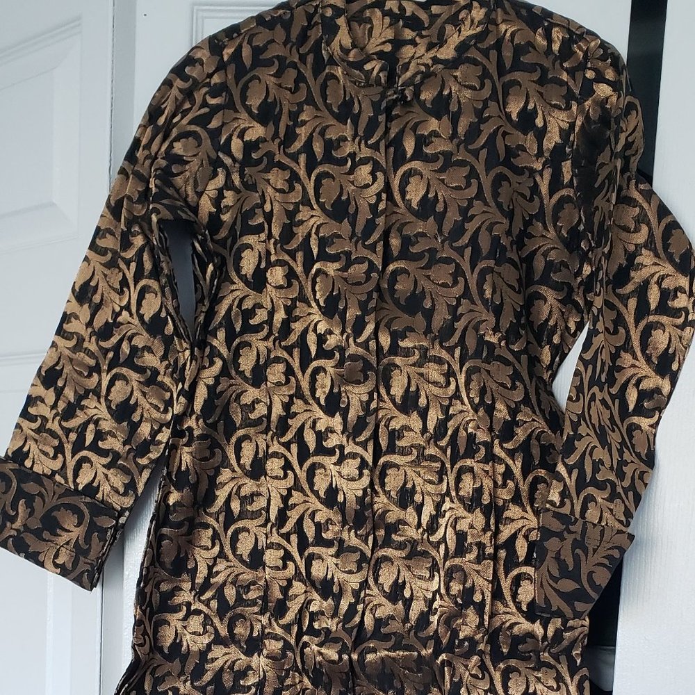 Black and golden Kurta